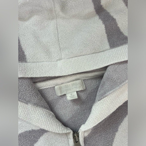 BAREFOOT DREAMS SET COZY Hoodie Shorts Pajamas medium ocean reef retired NWOT - Picture 6 of 6